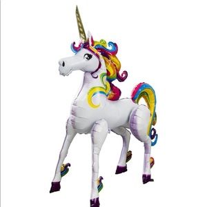 Way to celebrate My size unicorn balloon kids birthday party